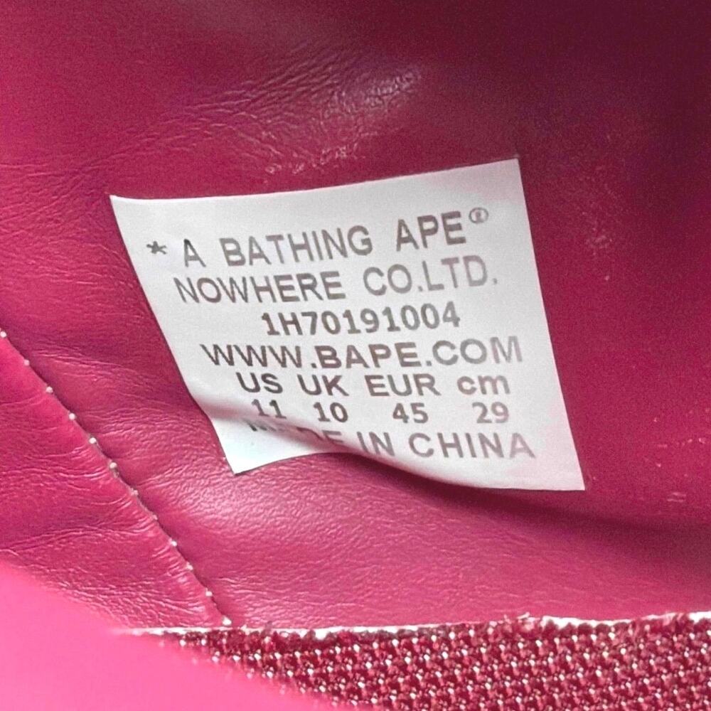 BAPE Bapesta Low M1 'Pink' - 1H70191004 PNK | US.11M - Picture 10 of 13